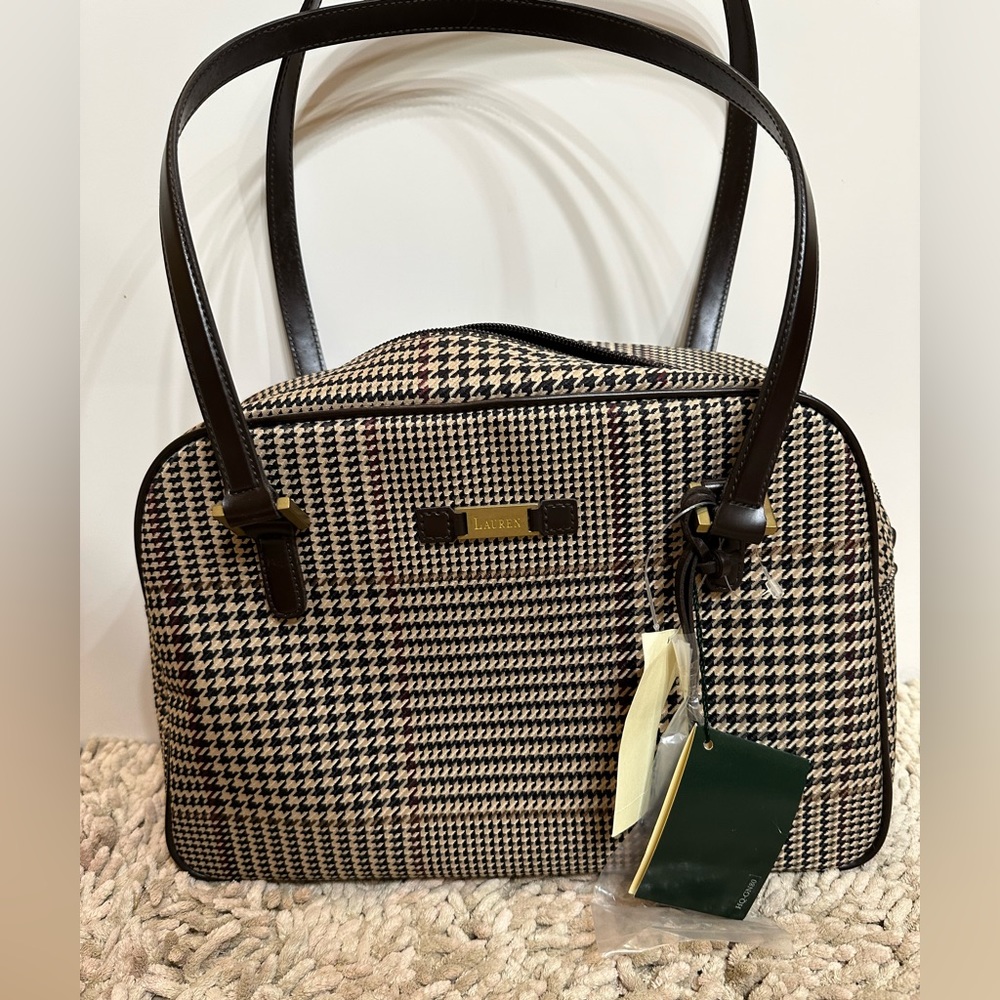 80s/90s Ralph Lauren purse with tags.